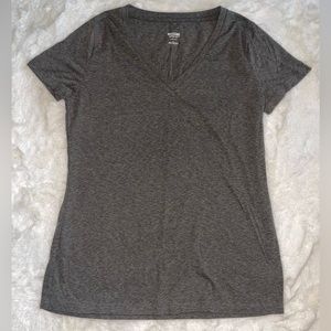 Mossimo V-Neck Stretch T-Shirt - Heathered Gray